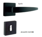 ProGriff-Türdrückergarnitur Apollo Schwarz